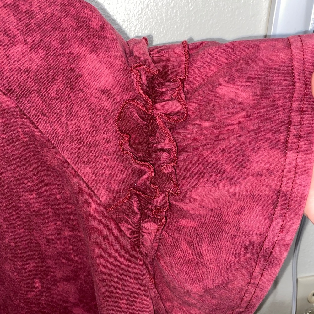 Red Ruffles Top - Picture 3 of 3
